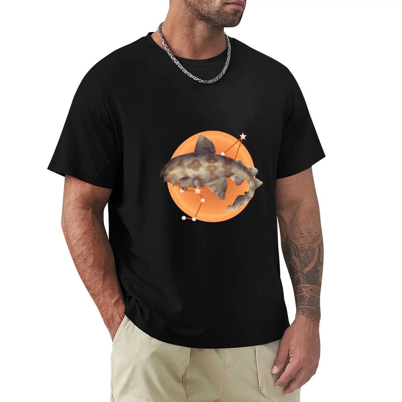 

Zodiac Sharks - Leo T-Shirt quick-drying boys whites Funny t-shirt t shirt men 100℅ cotton