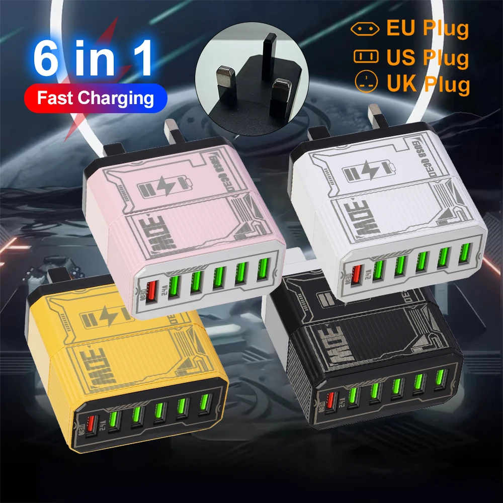 6 Ports Fast Chargi… - image