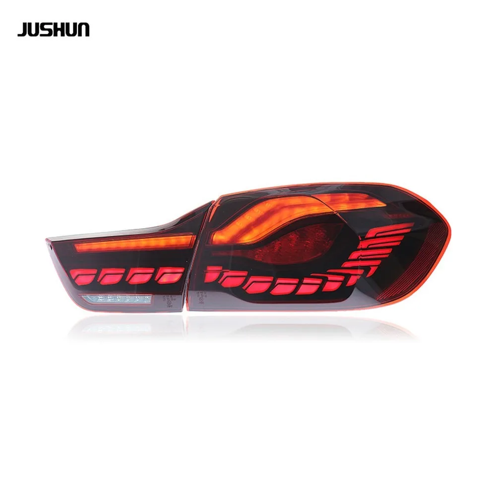 For 14-20 for BMW 4 Series F32 M4 GTS Dragon Scale LED Tail Lights Assembly Sequential Turn Signal