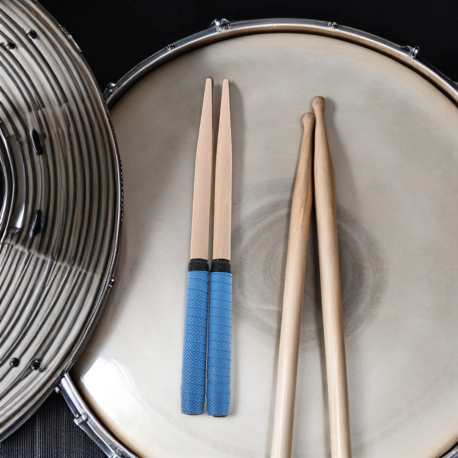 1Pair Taiko Drumsticks Hardwood Wood Tip Percussion Sticks for Taiko Drum Controller Game Practice Performance Accessories