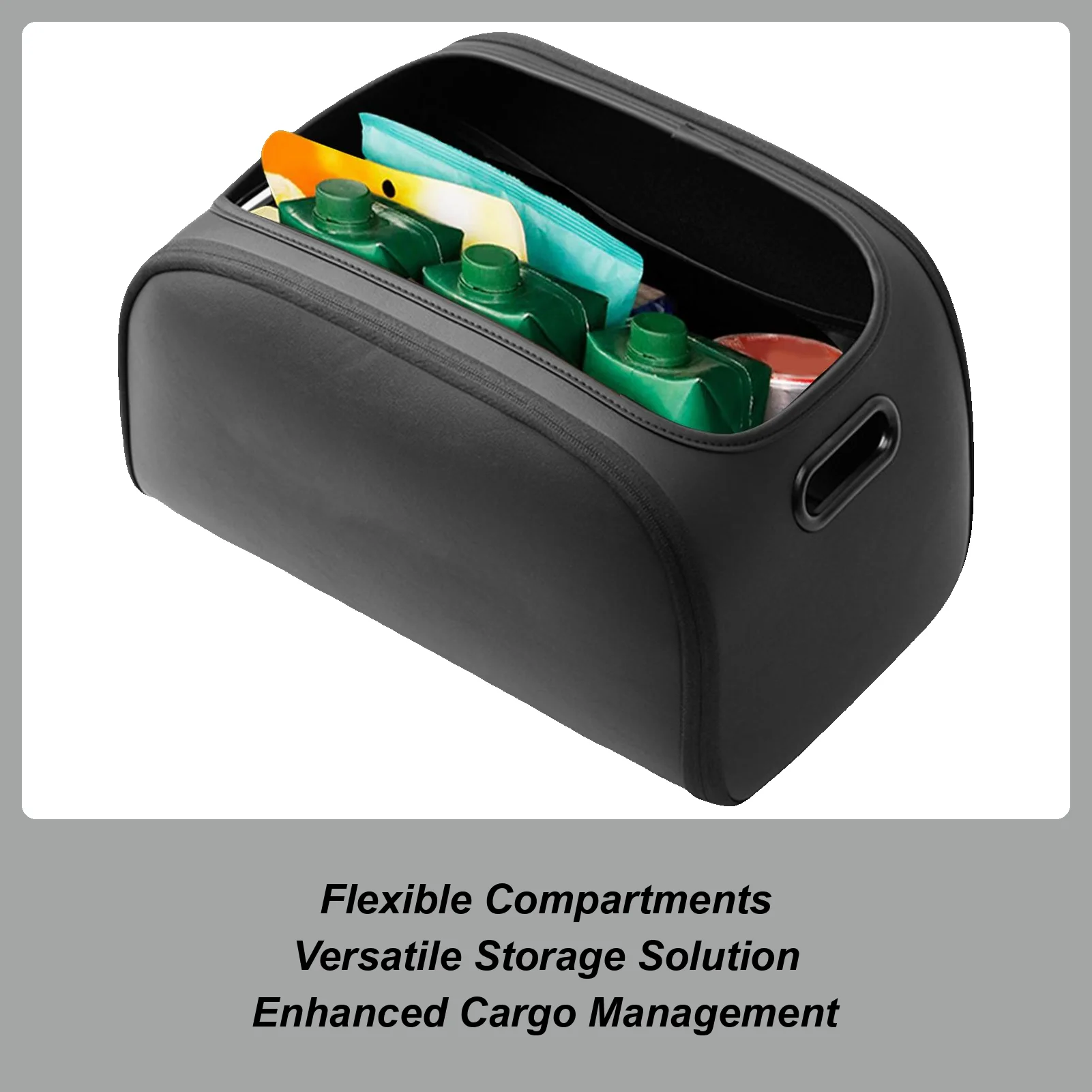 

Trunk Organizer Large Capacity Built-in Pocket Leather Car Trunk Storage Organizer for Truck SUV RV Sedan Auto Interior Grocery