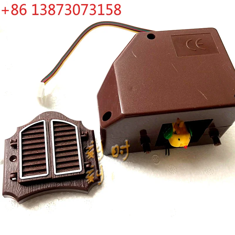Large Cuckoo Clock Bird Box Cuckoo Clocks Parts Bird Vintage Wall Clock Accessories Light Sensing Timepiece Room Home Decor