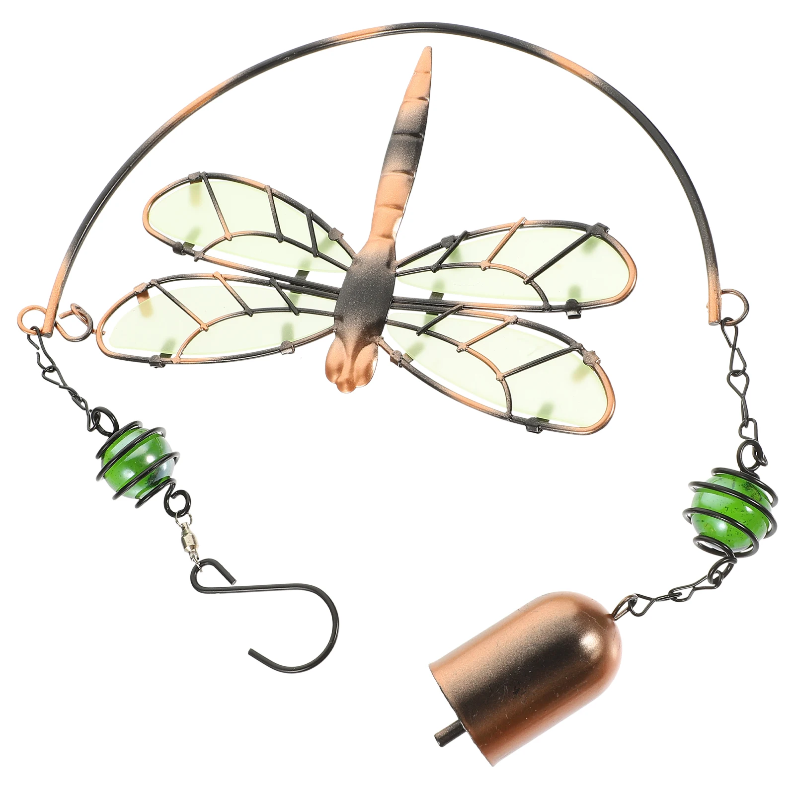 

Luminous Dragonfly Wind Chime Premium Iron Beautiful Garden Decoration Gifts Night Glow Hanging Bell