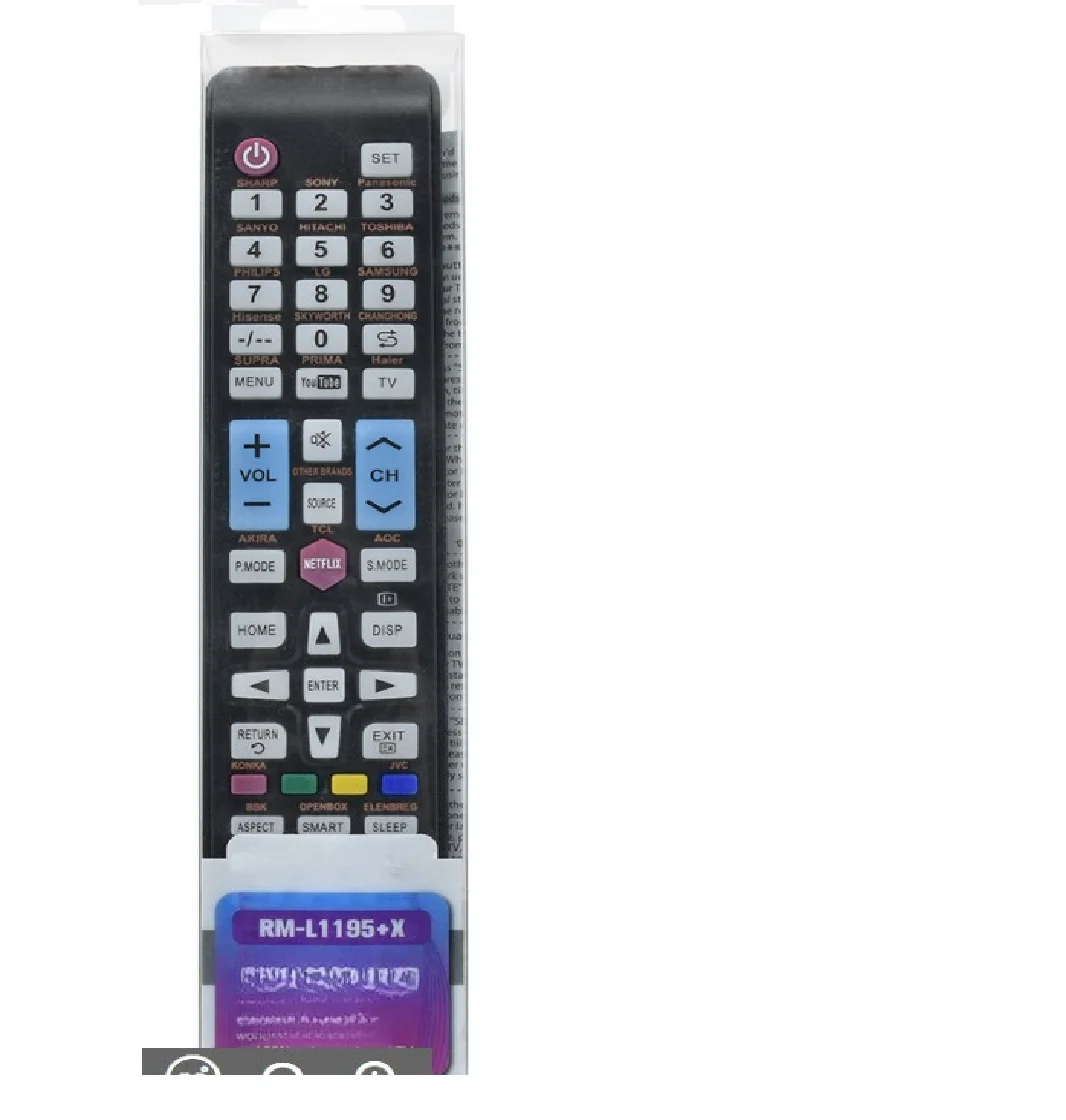 

Универсальный пульт дистанционного управления для телевизора HUAYU RM-L1195 + X, стандартная светодиодная подсветка для Android