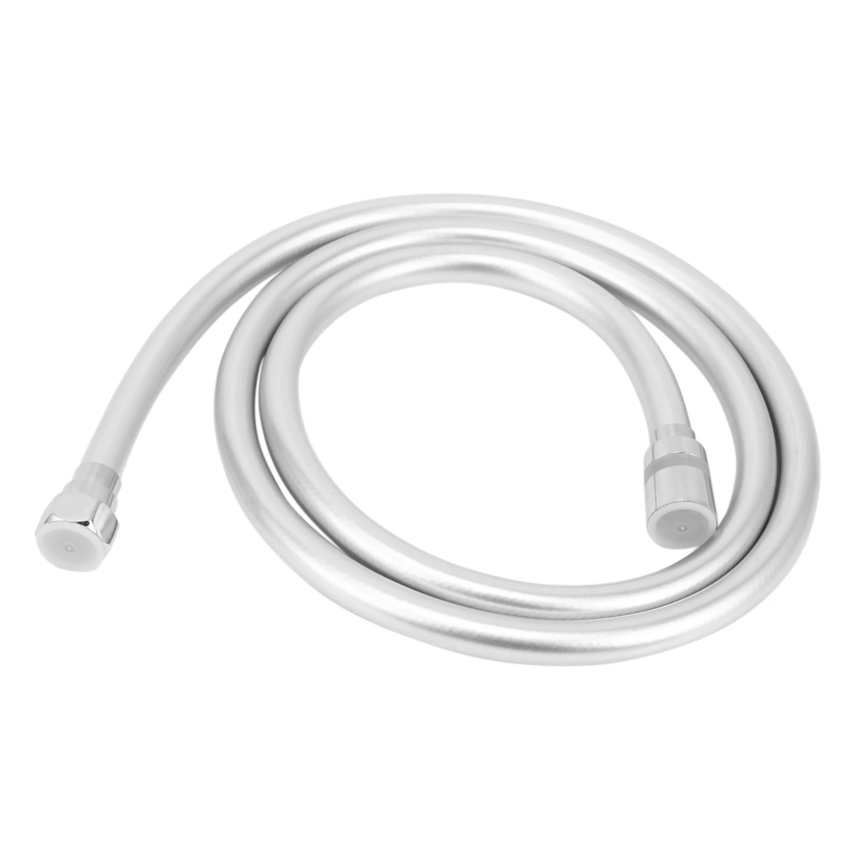 

BAAJ-2X ПВХ утолщенный гладкий душевой шланг высокого давления с защитой от намотки для ванны Ручная насадка для душа Гибкий душевой шланг-1,5 м