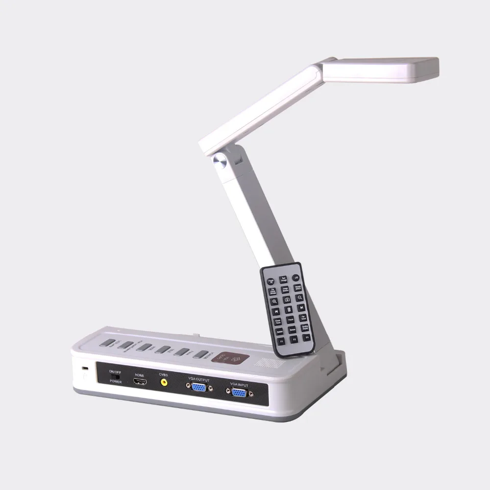 5MP 30FPS USB-C Powered Portable High Resolution Interactive 3-in-1 Document Camera Projector Visualizer Cable Lock A4