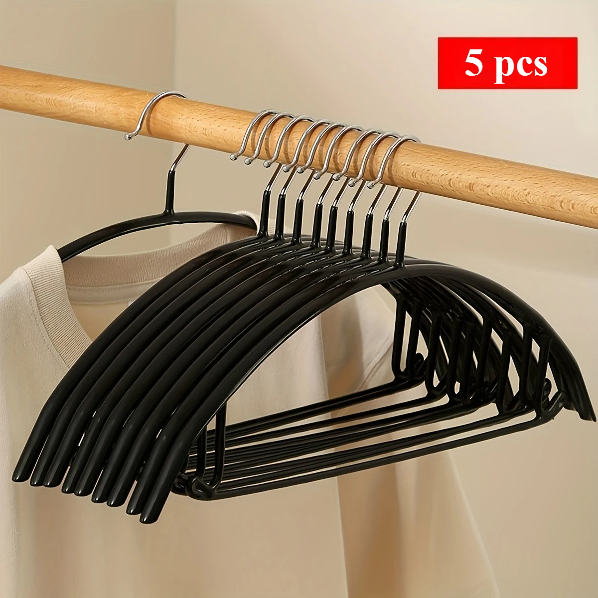 5-20pcs Non-Slip Suit, Coat, Sweater Hanger Impregnated Metal Non-Trace Non-Slip Hanger, Christmas, Christmas Gifts