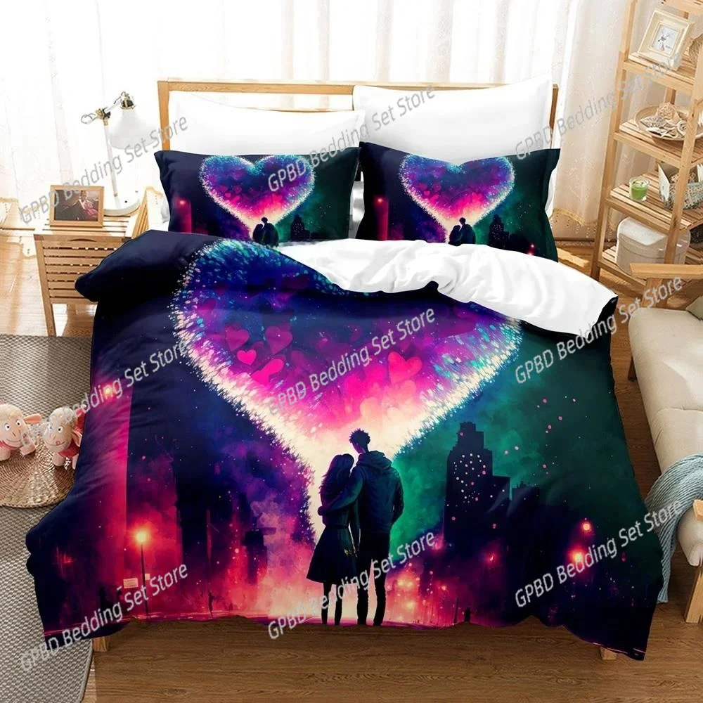 3d Print Love in the air Bedding Set Single Twin Full Queen King Size Bed Set Adult Kid Bedroom Duvet cover Sets Home Textiles