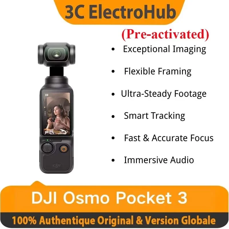 DJI Osmo Pocket 3 — sensore da 1 pollice in formato tascabile