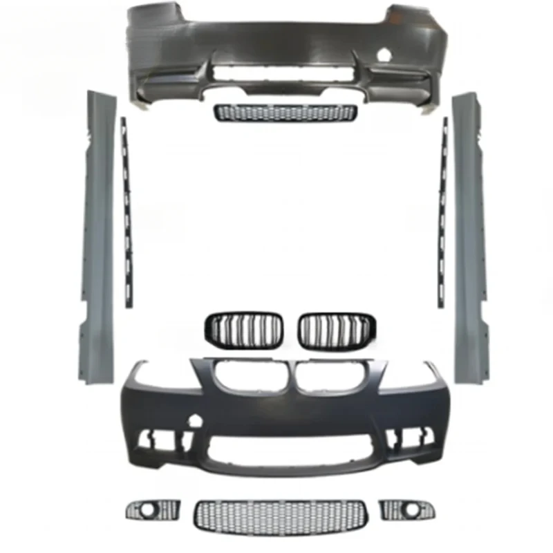

Modification PP Plastic M3 Car Bumpers Front Bumper Side Skirts Upgrade 3 Series E90 Accessories E92 Body Kit for E90 E92