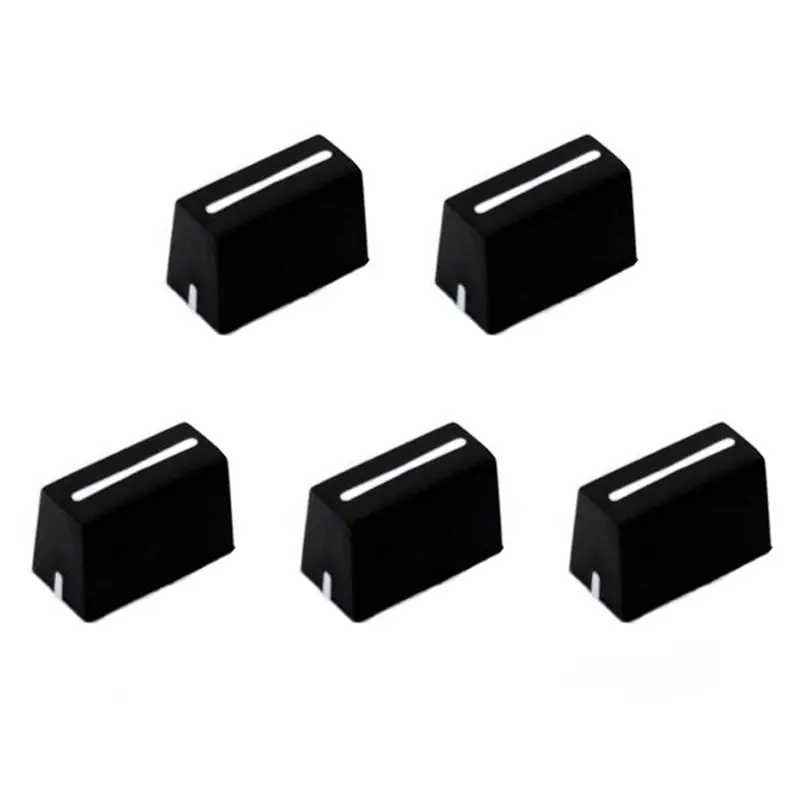 AA87 5Pcs Universal Fader Knobs Fader Cap Straight Slide Potentiometer Cap For DJ Controller Mixers Console DJM,DDJ,XDJ