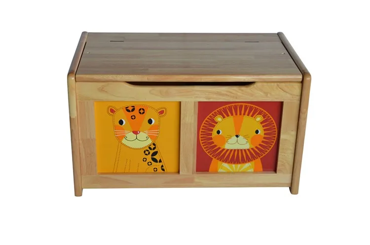 Large solid wood children's toy box storage cabinet Kindergarten toy sorting locker