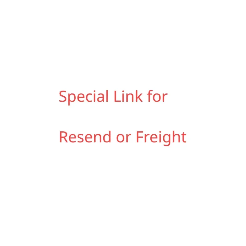 Special Link for Resend or Freight