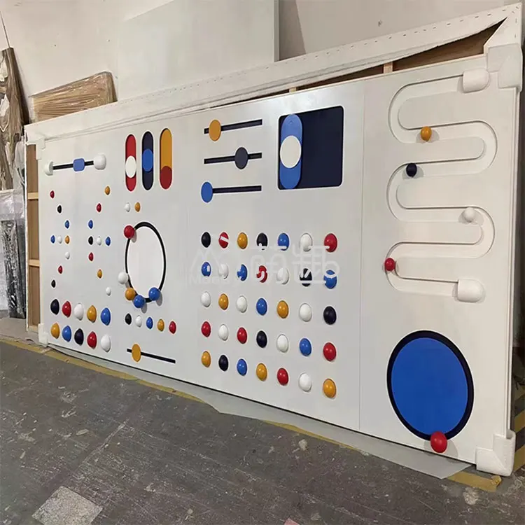 Moetry Indoor Kids Activity Ball Wall Busy Board STEAM Wall For Daycare Montessori Sensory Room Classroom