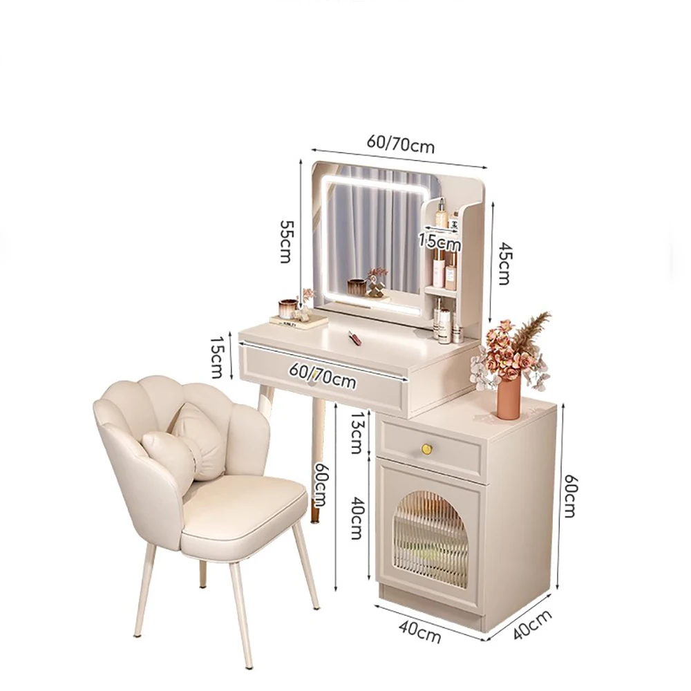 Elegant Nordic Vanity Table Modern Italian Quality Portable Vanity Table Beauty Trendy Coiffeuse De Chambre Bedroom Furniture