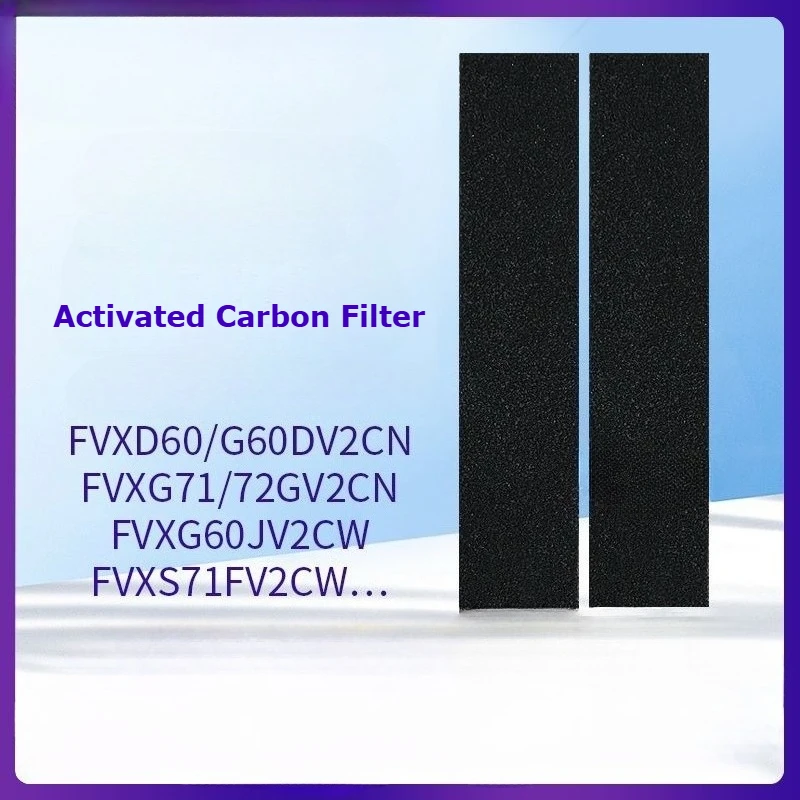2Pcs Air Conditioner Filter Screen Replacement Filter for Daikin Floor Standing AC FVXG60JV2CW FVXG72JV2CW DV2 CN CN5 CN6 W5