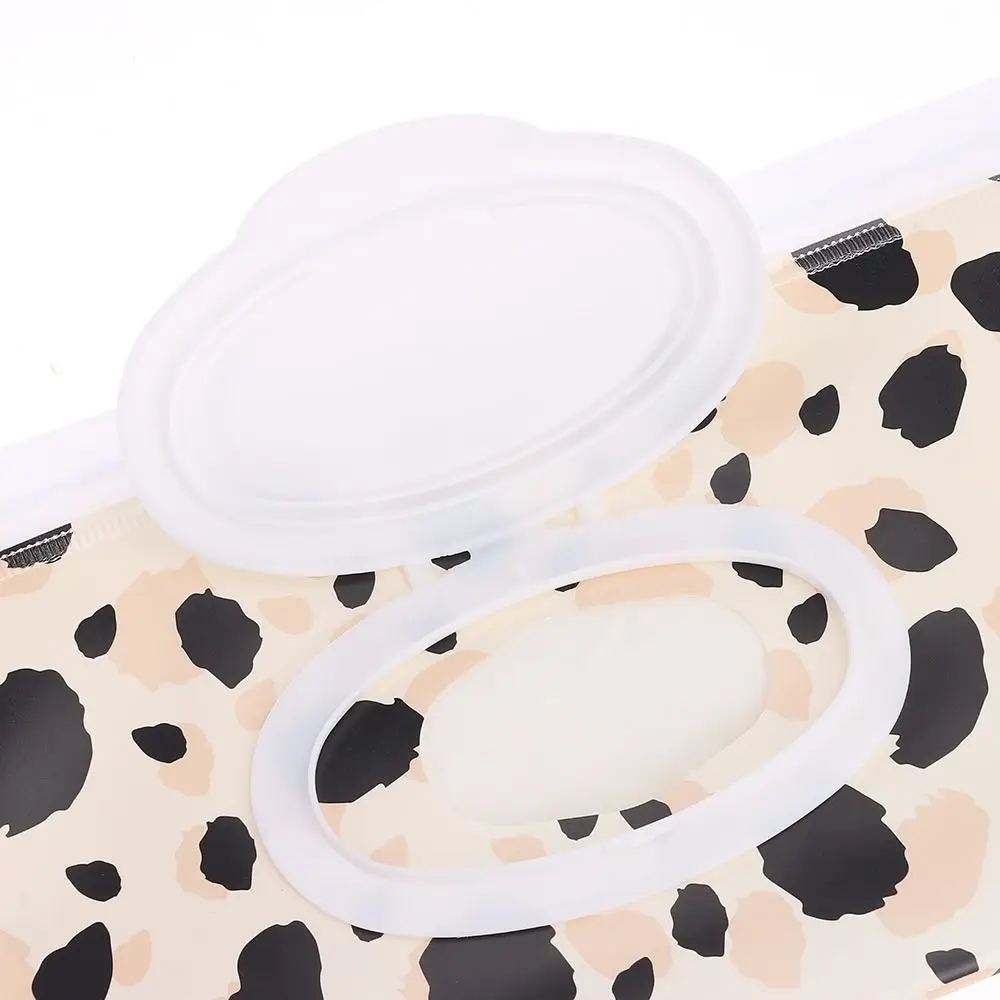 Fashion EVA Wet Wipes Bag Flip Cover Snap-Strap Cosmetic Pouch Portable Refillable Carrying Case Baby Product