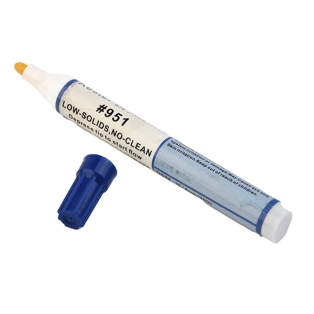 Soldering Pen Flux Pen Solid 1 Pcs 1.5 Cm X 14 Cm 10ml 951 DIY Low Power No Clean Outdoor Industry Practical Top Sale