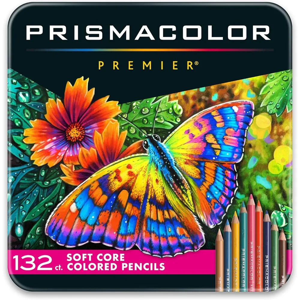 Colored Pencils, Premier Soft Core Pencils, Assorted, 132 Count