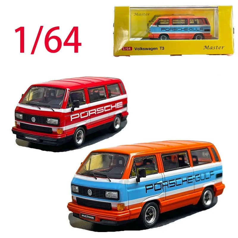 

Master Diecast 1/ 64 Volkswagen Alloy Car Model Volkswagen T3 Van Play Vehicles Toys for Boys Original Box Collection