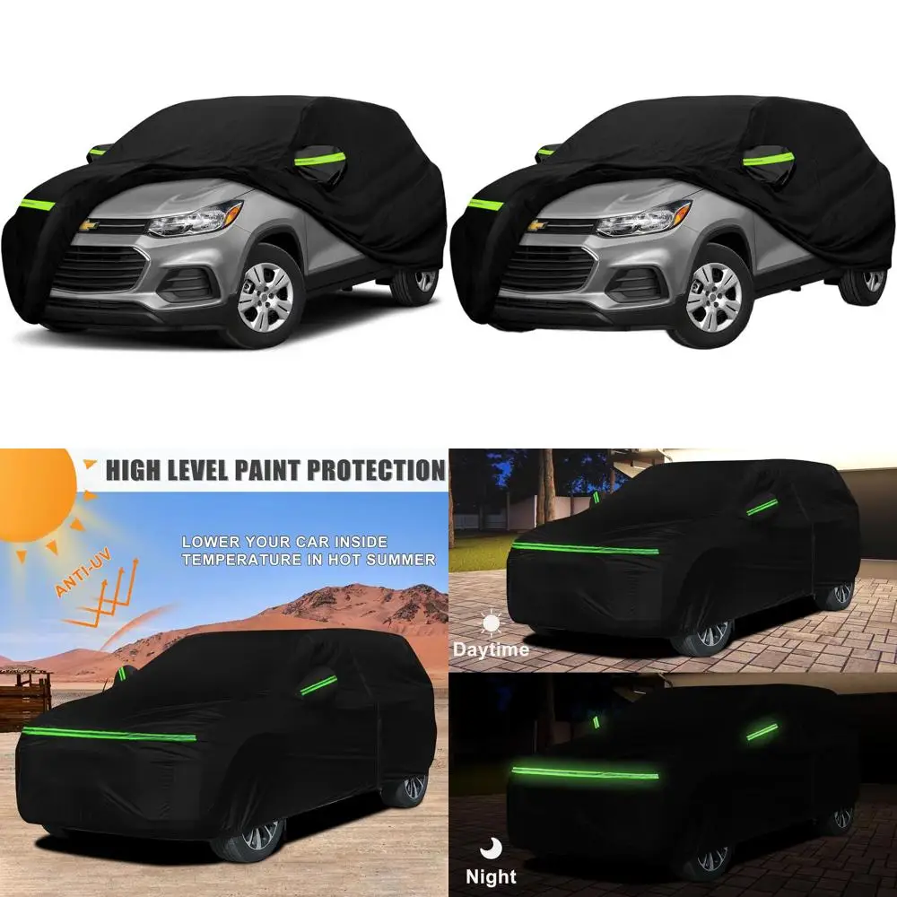 

All-Weather Car Cover for 2015-2022 Chevrolet Trax LS/LT, 420D Fabric with Zippered Door for Protection Against Snow, Rain, Dust