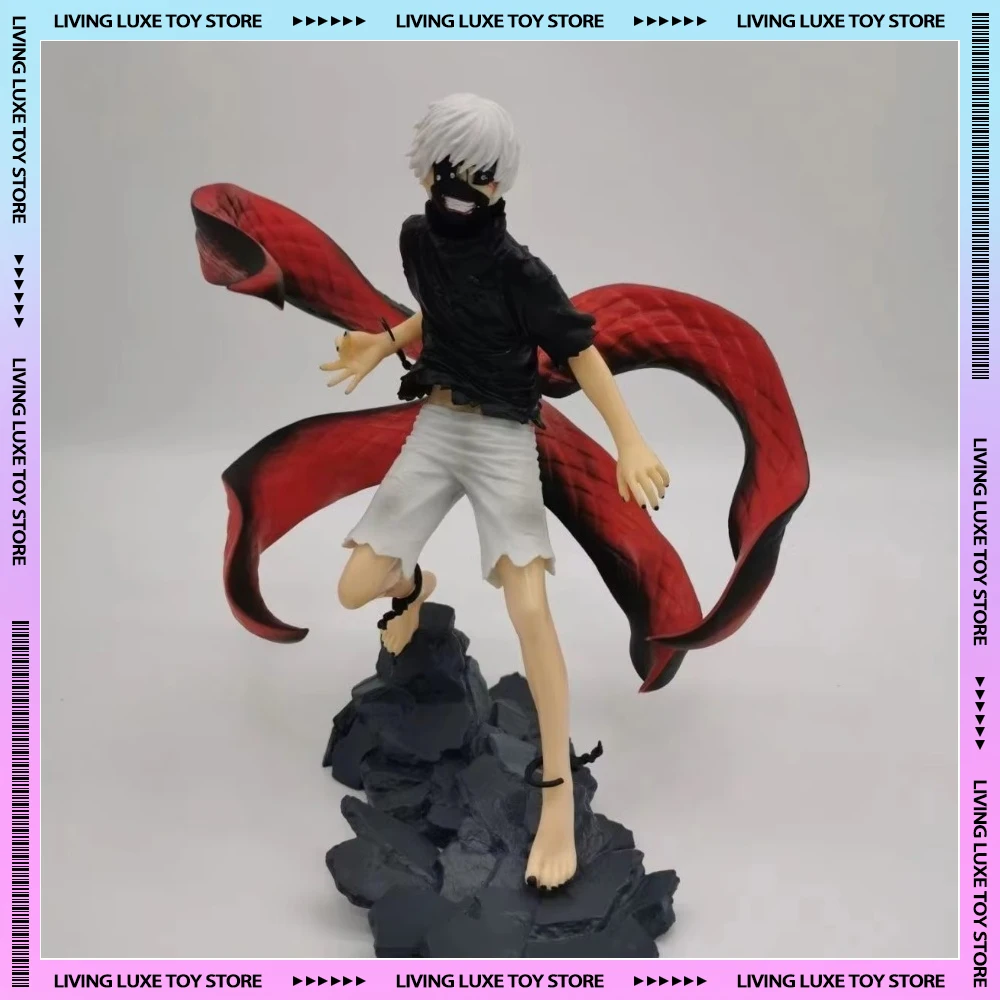 21cm Tokyo Ghoul Anime Figurine Kaneki Ken Action Figure Mask Figurine Model Doll Statue Desk Decoration Toys for Children Gift