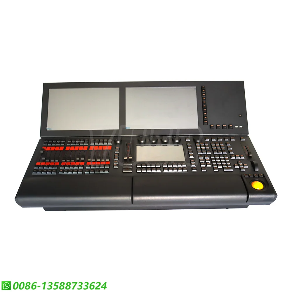 Linux Stage Lighting Console, Parâmetros, M2 para Big Concert Show, Movendo LEDs, Mídia de Vídeo, Motorizado, A e B Fader, I5, I7, 4096, DMX512