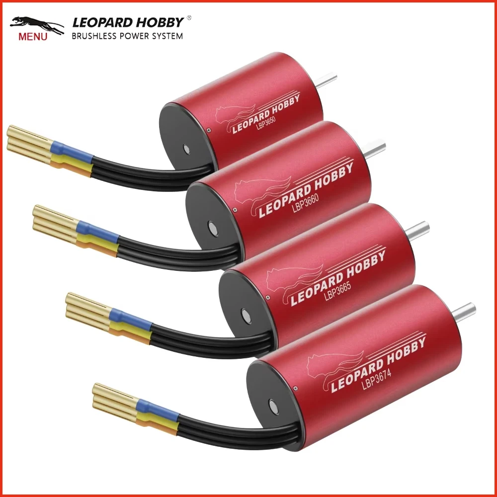 Leopard Hobby 3650/ 3660/ 3665/ 3674 Water/Dust Resistant SL BL Motor For 1/8 1/10  Truck