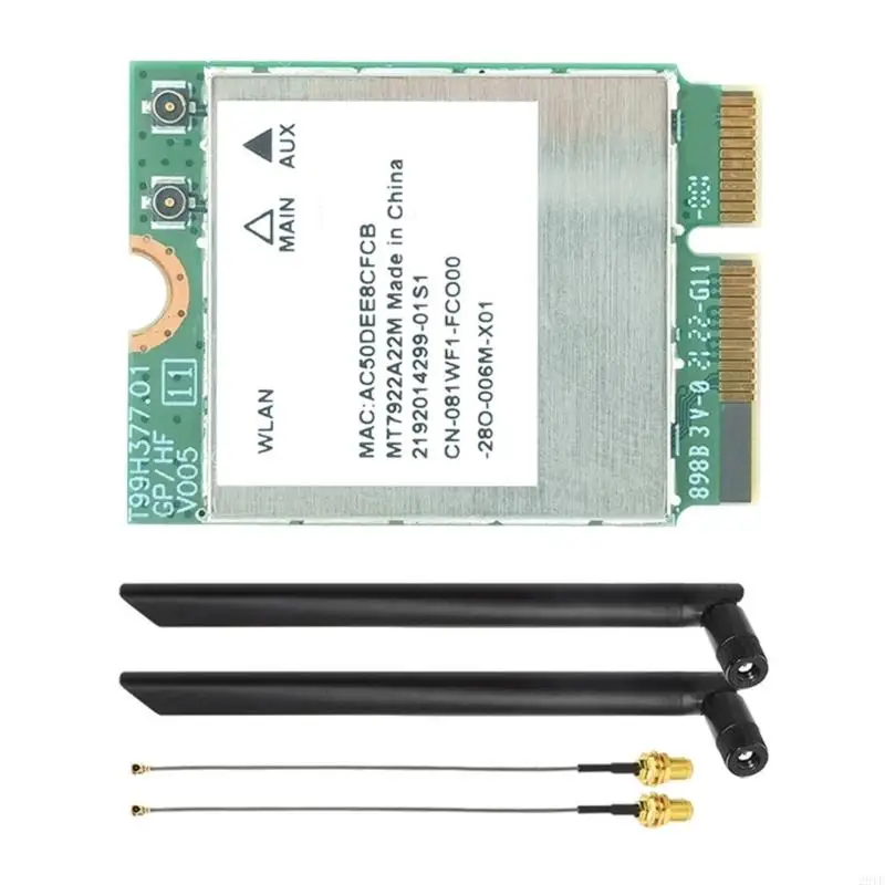 Эффективная сетевая карта MT7922 Wi -Fi 6e M.2 для быстрого доступа в Интернет