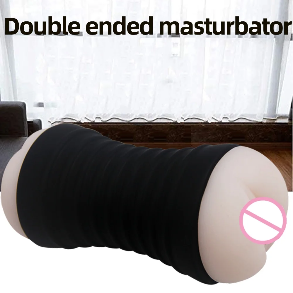 ثقب مزدوج برأس من خلال كوب الطائرة مهبل مزيف شرجي اهتزاز ذكر جهاز استمناء اسم الطالب الجنس الكبار #2