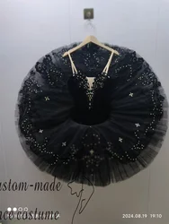 Professional High Quality 12 Layers Custom Size Kids Girls Women Adult Stage Performance Wear Ombre Blue Ballet Tutu Costumes