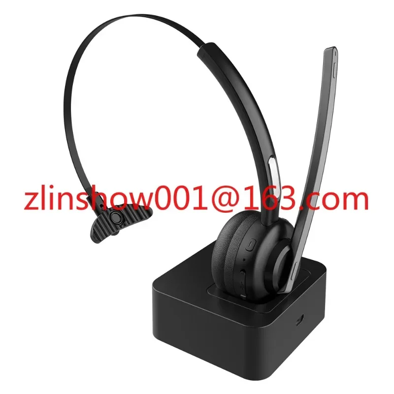 200h Standby Microphone Wireless TH10B BT Mono Headset Operator Earphone Business ENC Noise Cancelling Mic Call Center Headphone