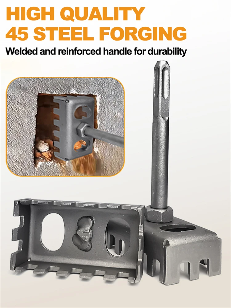 

86 Линейная розетка для коробок Дырокол Быстрый электрический молоток Открытое отверстие Инструменты аппаратные средства Квадратная ручка закаленная и износостойкая