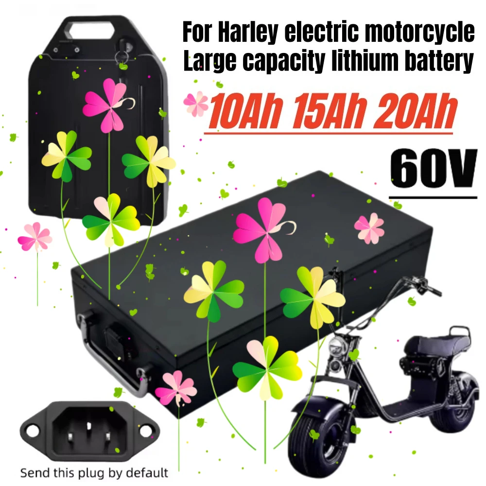 

For Harley Citycoco 60V 15Ah Electric Motorcycle Waterproof 18650 Lithium Battery Suitable For CityCoco Electric Scooter Battery