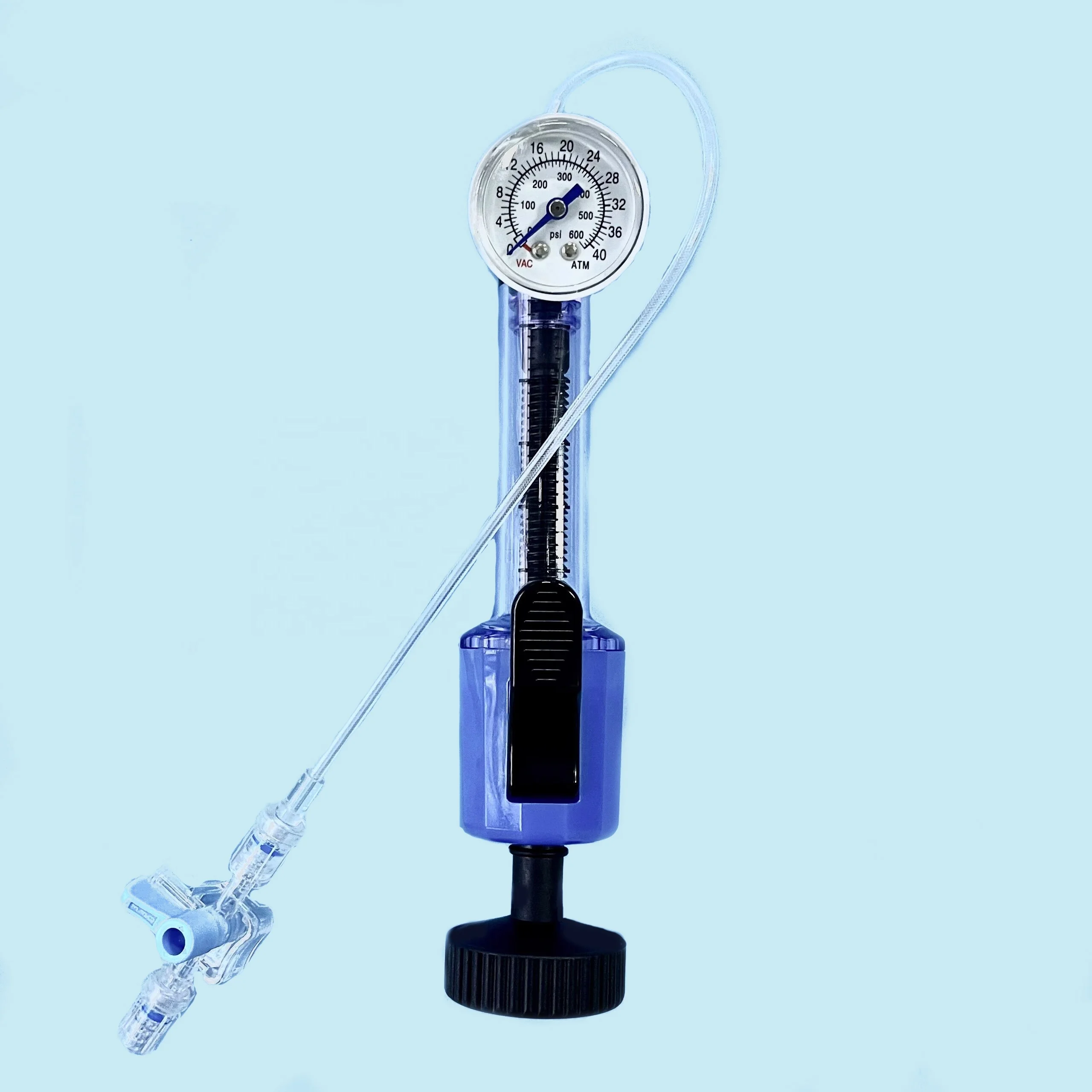 

Factory direct consumables inflation device balloon catheter pump with hemostasis valve set