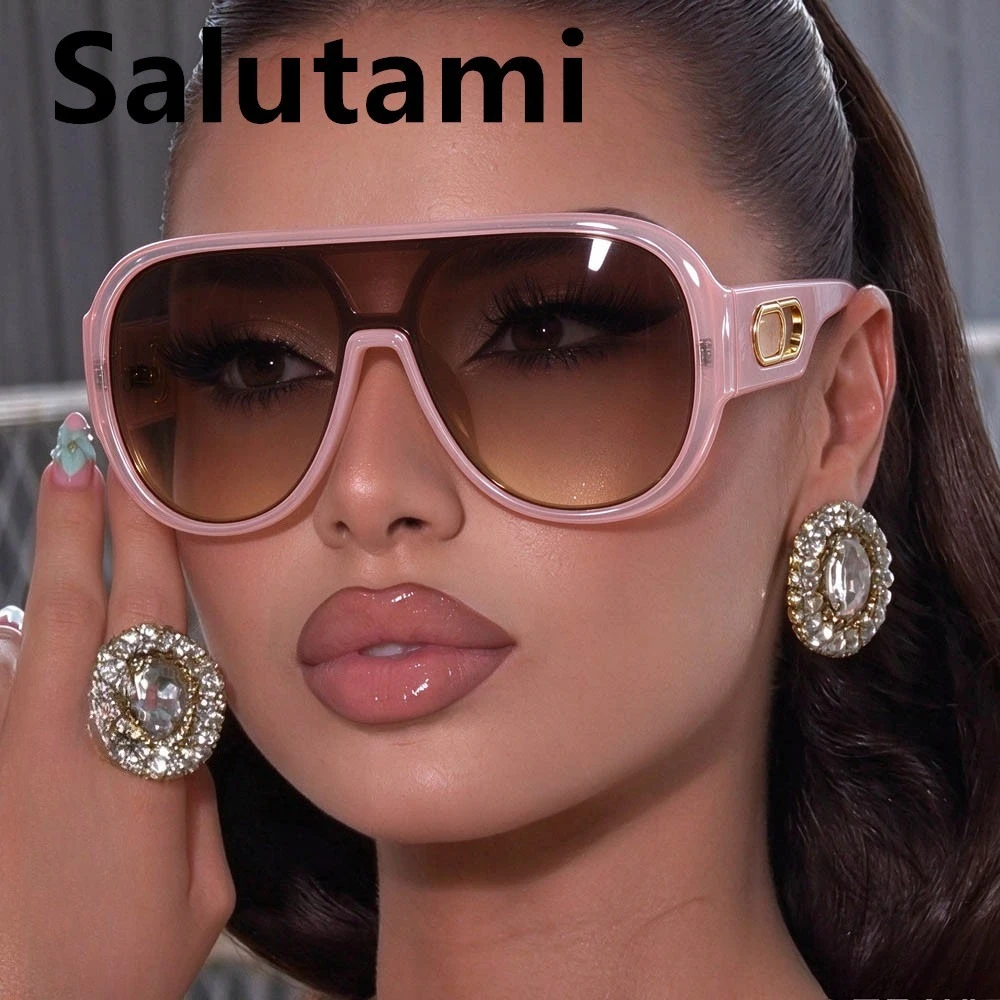 Vintage Oversize Square Candy Color Sunglasses for Women New Fashion Gradient Outdoor Sun Glasses Ladies Elegant Driving Eyewear