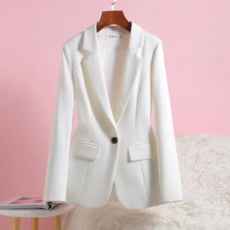 Fashion Suit Jacket Women Spring Autumn 2027 New Blazer Coat Ladies Advanced Design Sense Outerwear Casual Overcoat Female Tops