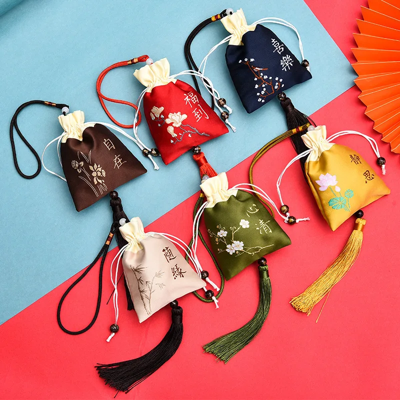 Creative Handmade Empty Pouch Fragrance Sachet Artemisia Lavender Aromatherapy Bag Personal Carried Traditional Dragon Boat F...