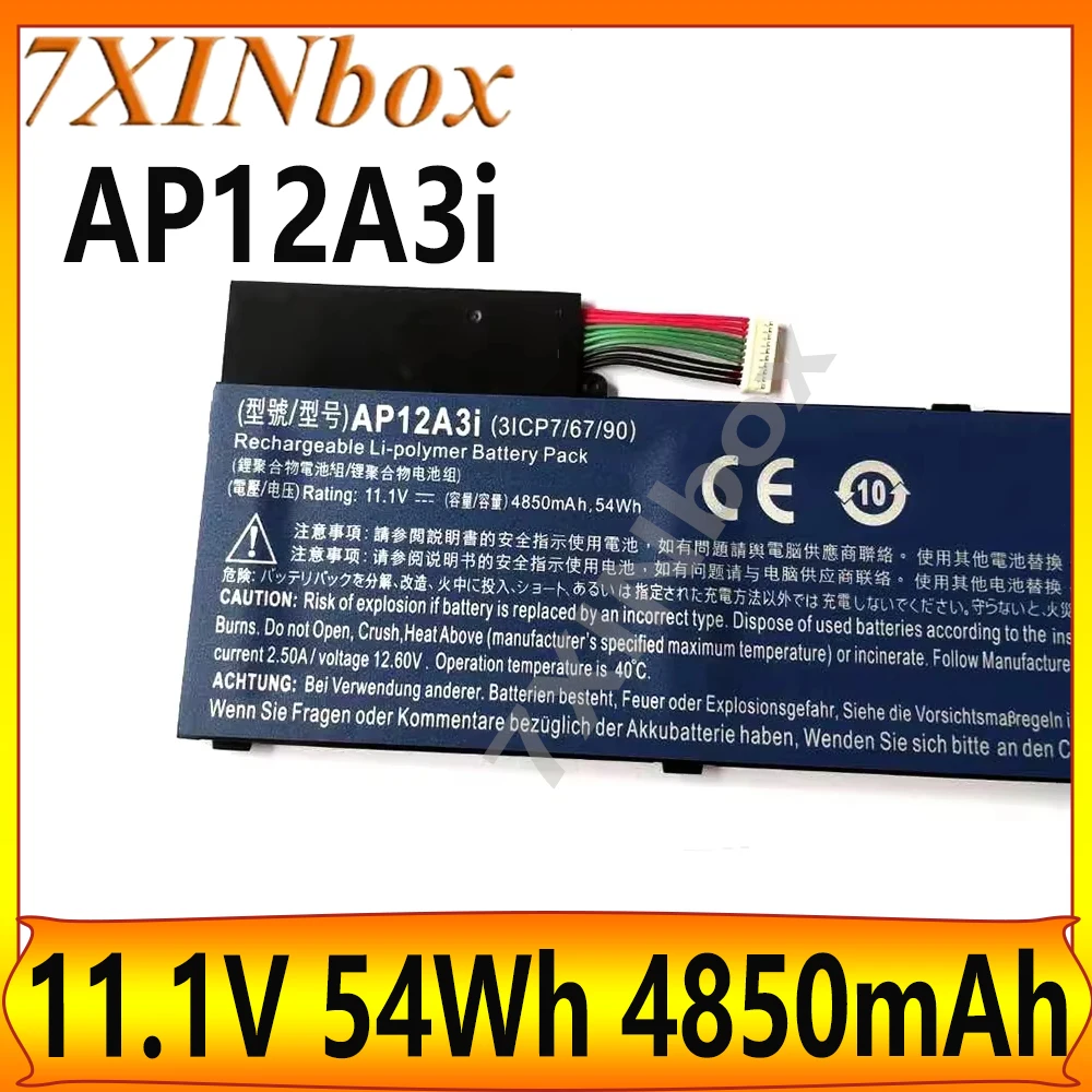 7XINbox AP12A3i AP12A4i 11.1V 54Wh 4850mAh Laptop Battery For Acer Aspire M3 M5 Iconia W700 Timeline U M3-581TG U M5-481TG