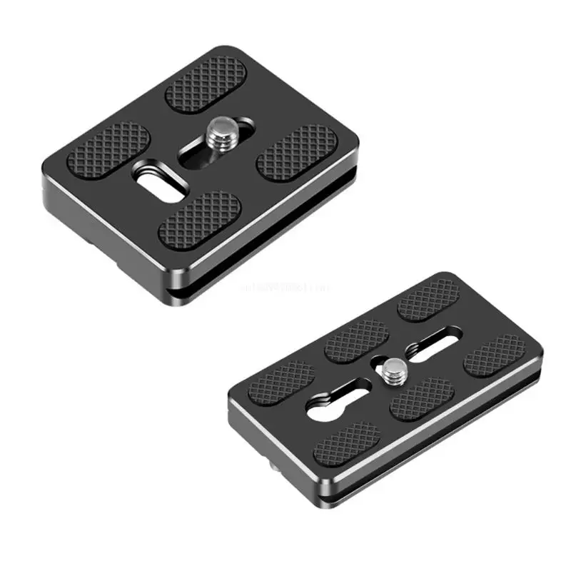 

Aluminum Alloy 1/4 Quick Release Plate with Rubber Anti skid Camera Mounting Dropship