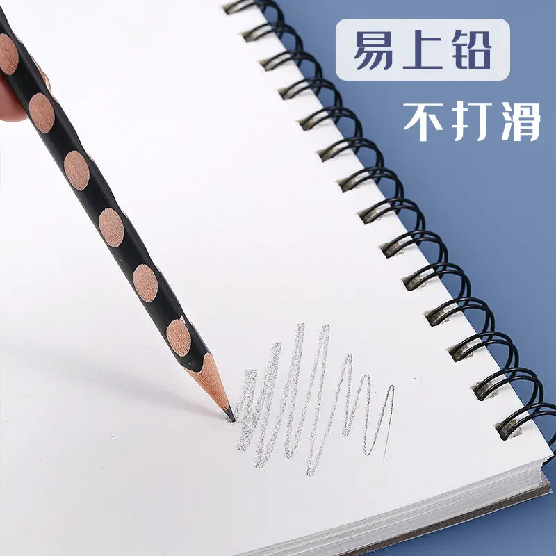 A4 Sketchbook Spiral Notebook Inner Blank 50 Sheets School Supplies Pencil Drawing Notepad New