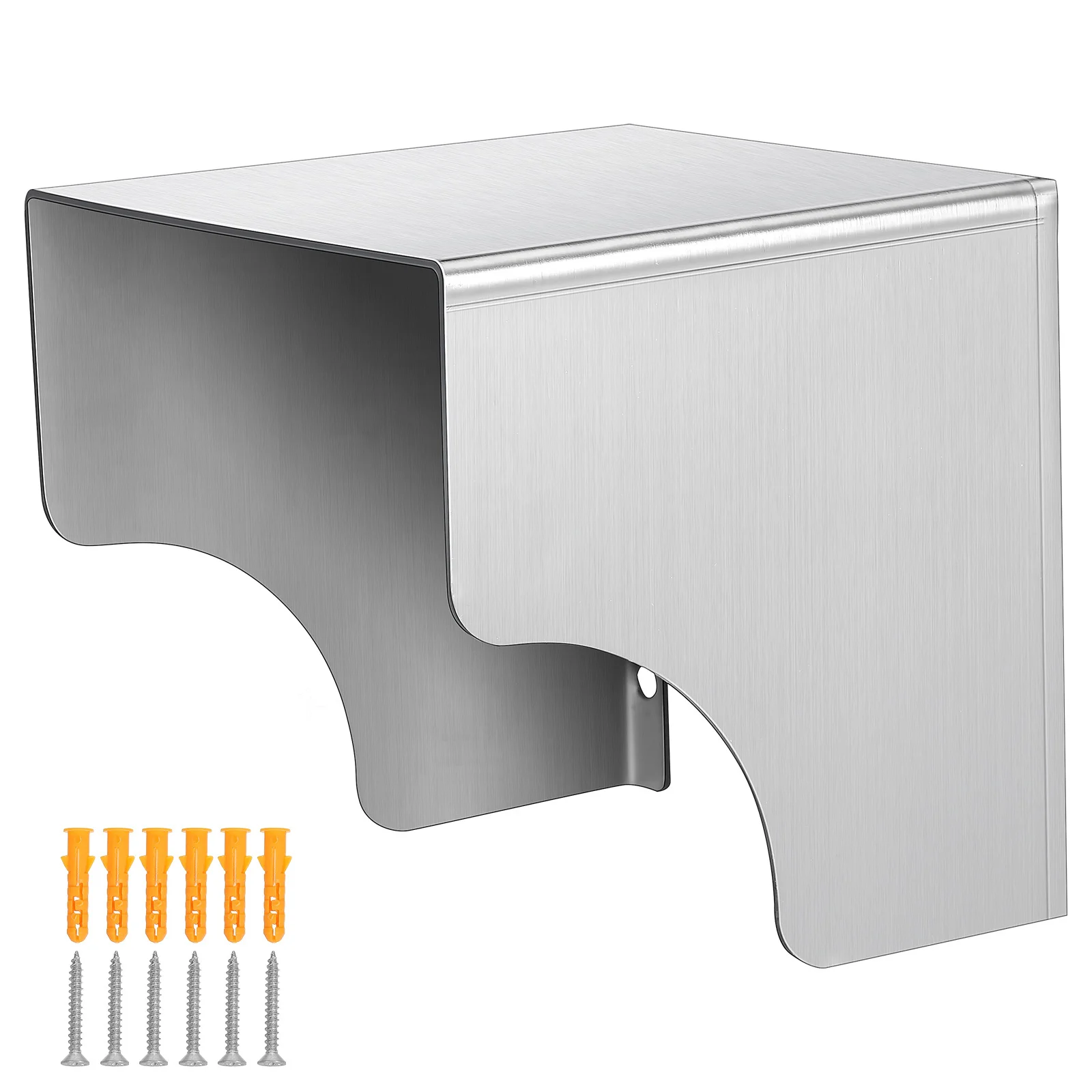 

1pcs Waterproof Doorbell Cover 125Mm Splash-Proof Metal Rain Cover For Outdoor Socket Access Control Machine Electrical