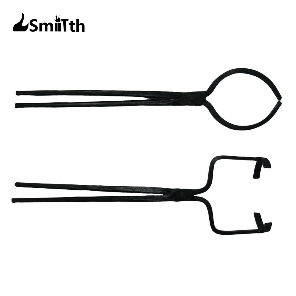 

LSMIITTH Crucible Tongs For Melting Metal Foundry Tools Crucibles Pouring Melting Furnace Holder Clamp Lifting Pliers Holder 24"