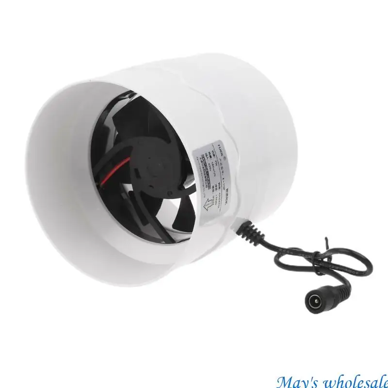 4 بوصة مضمنة القناة مروحة تهوية الهواء الأنابيب البلاستيكية التهوية مروحة العادم البسيطة 448A #2