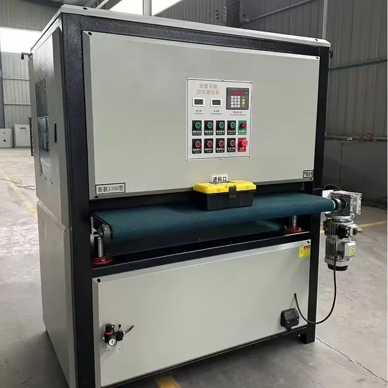 Ce Standard Automatic Plane Polishing Machine Small All-in-One 400mm 600mm 800mm Water Grinding Metal Sanding Brush Machine