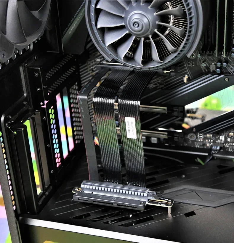 Вертикальный кронштейн для видеокарты, крепление для графического процессора, интерфейс PCI-E 4,0, 16x4090, держатель для видеокарты VGA для ATX, чехол для ПК