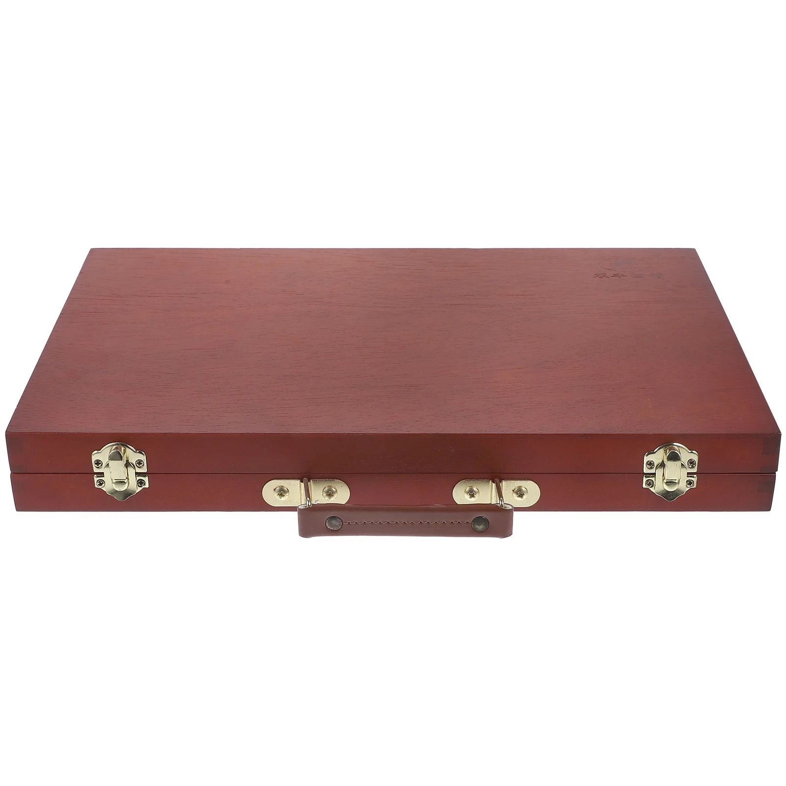 Wooden Painting Box Compact Handheld Pen Case Storage ganizer for Artists Tool Box Jewelry Container Lightweight