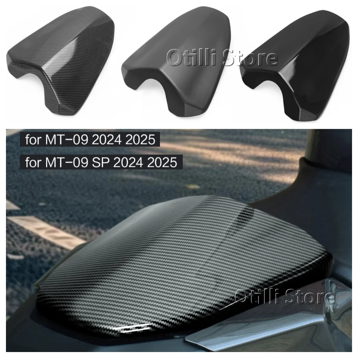 

MT09 чехол на заднее сиденье мотоцикла, обтекатель пассажирского сиденья для YAMAHA MT 09 MT-09 mt09 SP 2024 2025, аксессуары для мотоциклов