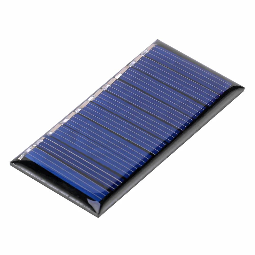 1-2PCS Solar Panel 0.25W 5V 50mA Solar Battery Charger Panel Polycrystalline 60*30mm For Outdoor Camping Power Bank Phone Home