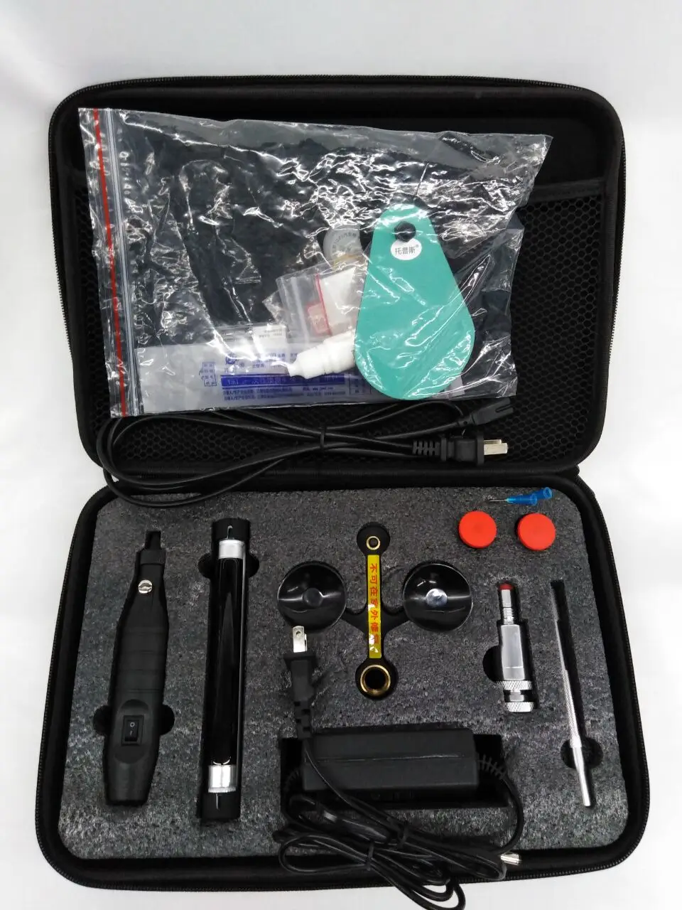 Kit de réparation de pare-brise professionnel, outil de réparation de vitres de voiture